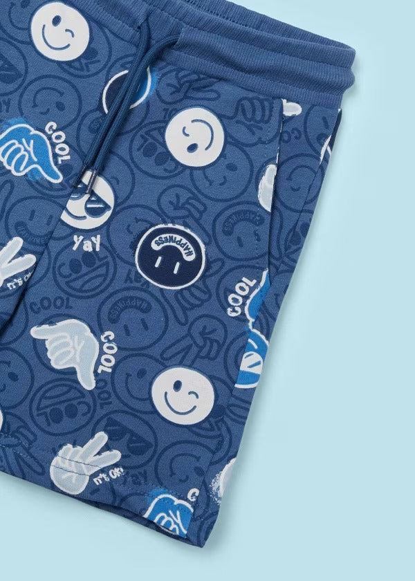 Mayoral Erkek Çocuk Kısa Kol Şort Takım Lacivert