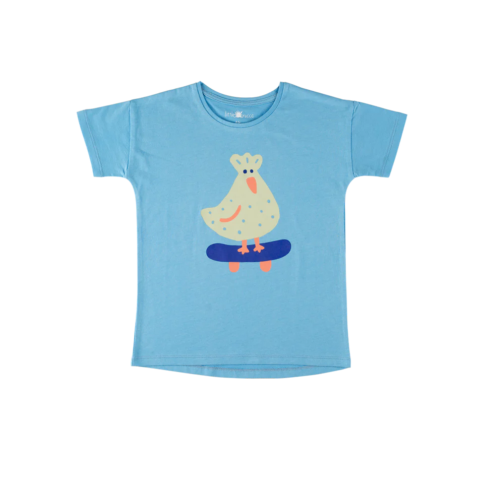 Little Yucca Tshirt Comfy Gök Mavi