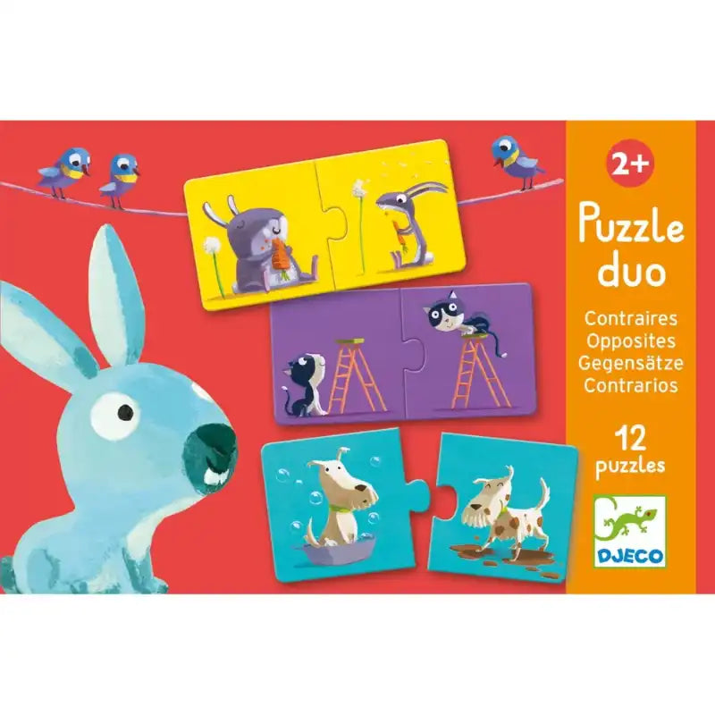 Djeco İkili Puzzle Duo Opposites