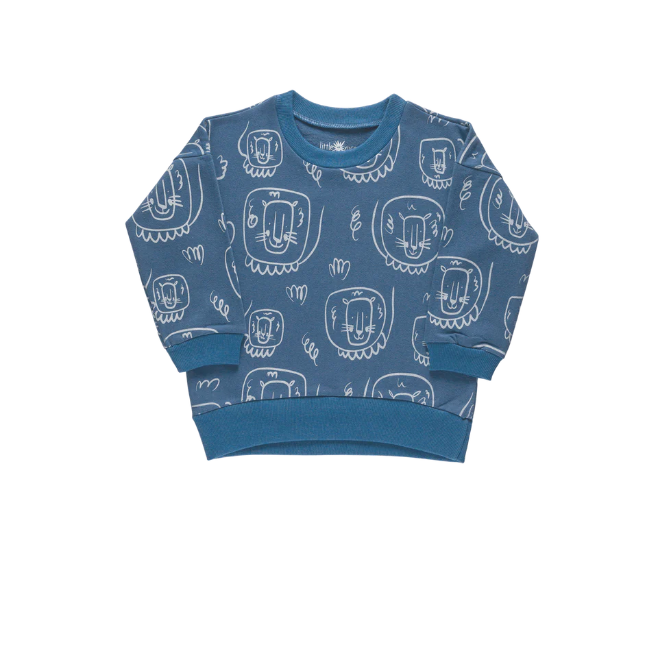 Little Yucca Grow Sweatshirt Koyu Mavi