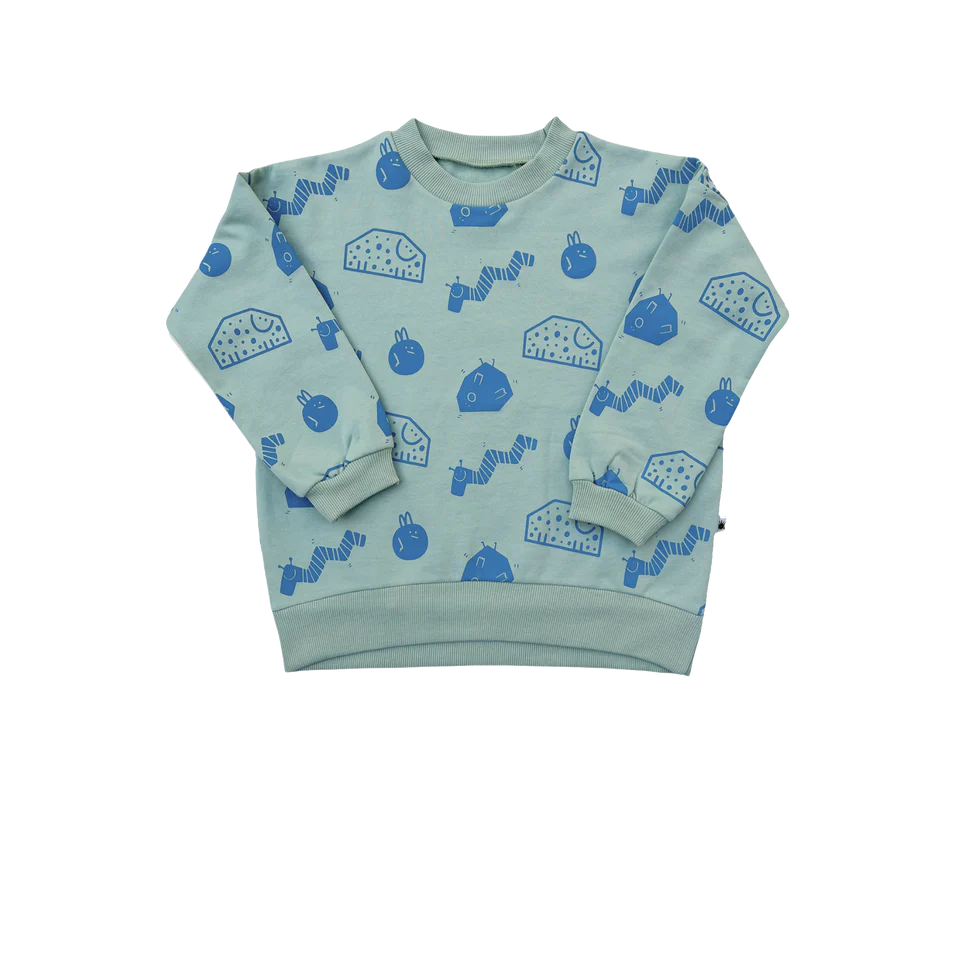 Little Yucca Grow Sweatshirt Fesleğen Yeşili