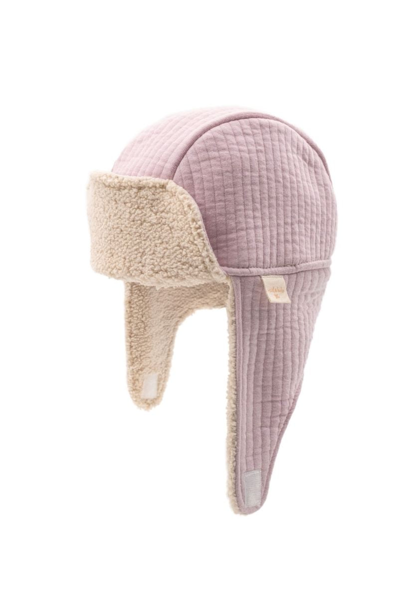 Miela Kids Kapitone Şapka Peluş Astarlı Lila