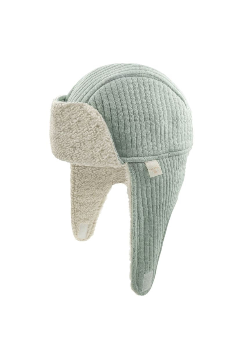 Miela Kids Kapitone Şapka Peluş Astarlı Mint