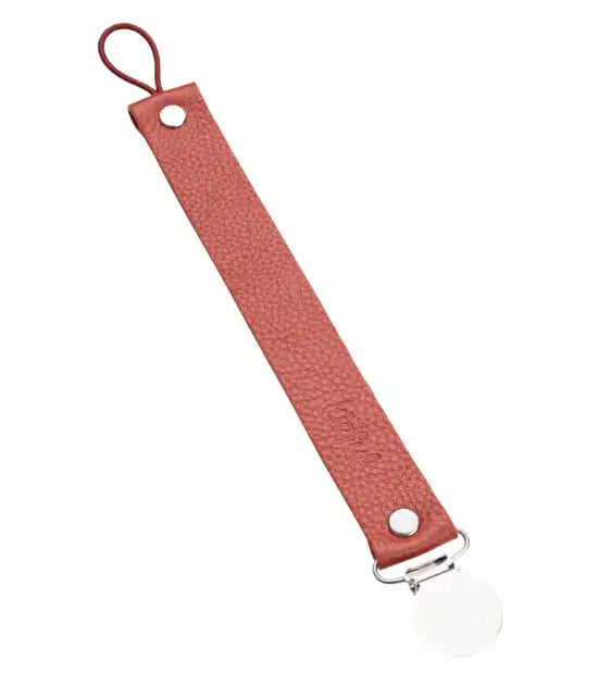 Kidful Bitkisel Boyalı Deri Emzik Askısı Rust