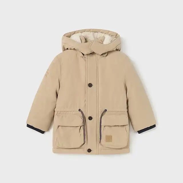 Mayoral Erkek Bebek Mont Parka Krem