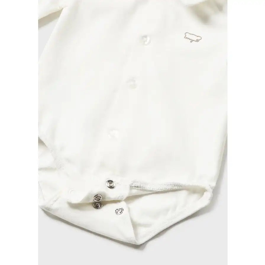 Mayoral Erkek Bebek Uzun Kol Body Gömlek Beyaz