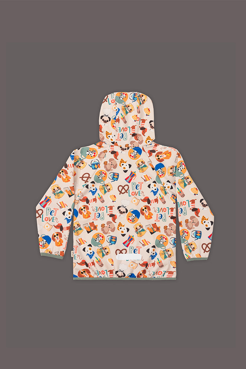 Miela Kids Su Tutmaz Softshell Desenli Ceket Pet Cafe