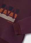 Mayoral Erkek Çocuk Kapüşonlu Sweatshirt Bordo