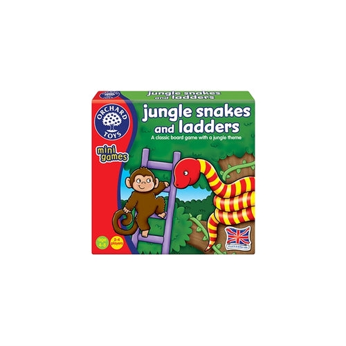 Orchard Toys Jungle Snakes & Ladders (Sevimli Yılan & Merdiven - Sayılar)