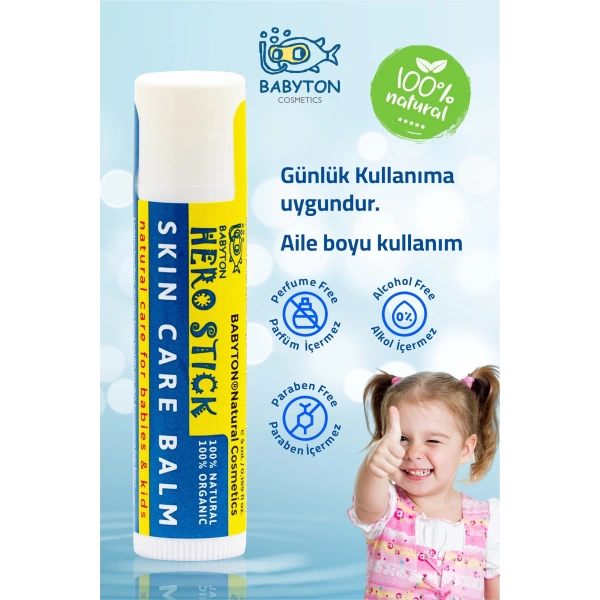 Babyton Hero Stick Anlık Yatıştırıcı Krem 5 ml