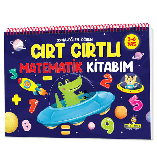 Yükselen Zeka Oyna Eğlen Öğren Cırt Cırtlı Matematik Kitabım (3-6 Yaş)