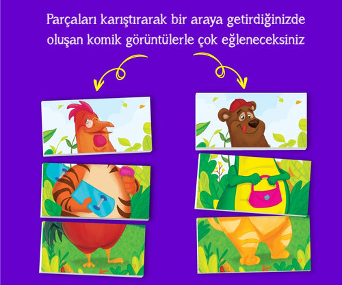 Yükselen Zeka Magnet Puzzle Dikkat Geliştiren Zeka Oyunu