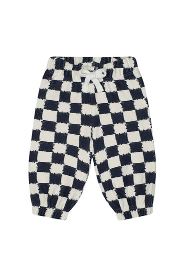 Antebies Bebek Sweatshirt Pantolon Set Antrasit Kareler