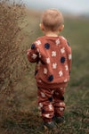 Antebies Bebek Sweatshirt Pantolon Set Gün Batımı Kuş & Güneş