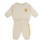 Antebies Bebek Sweatshirt Pantolon Set Smiley