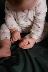 Antebies Bebek Uzun Kollu Body Tayt Set Bale Masalı