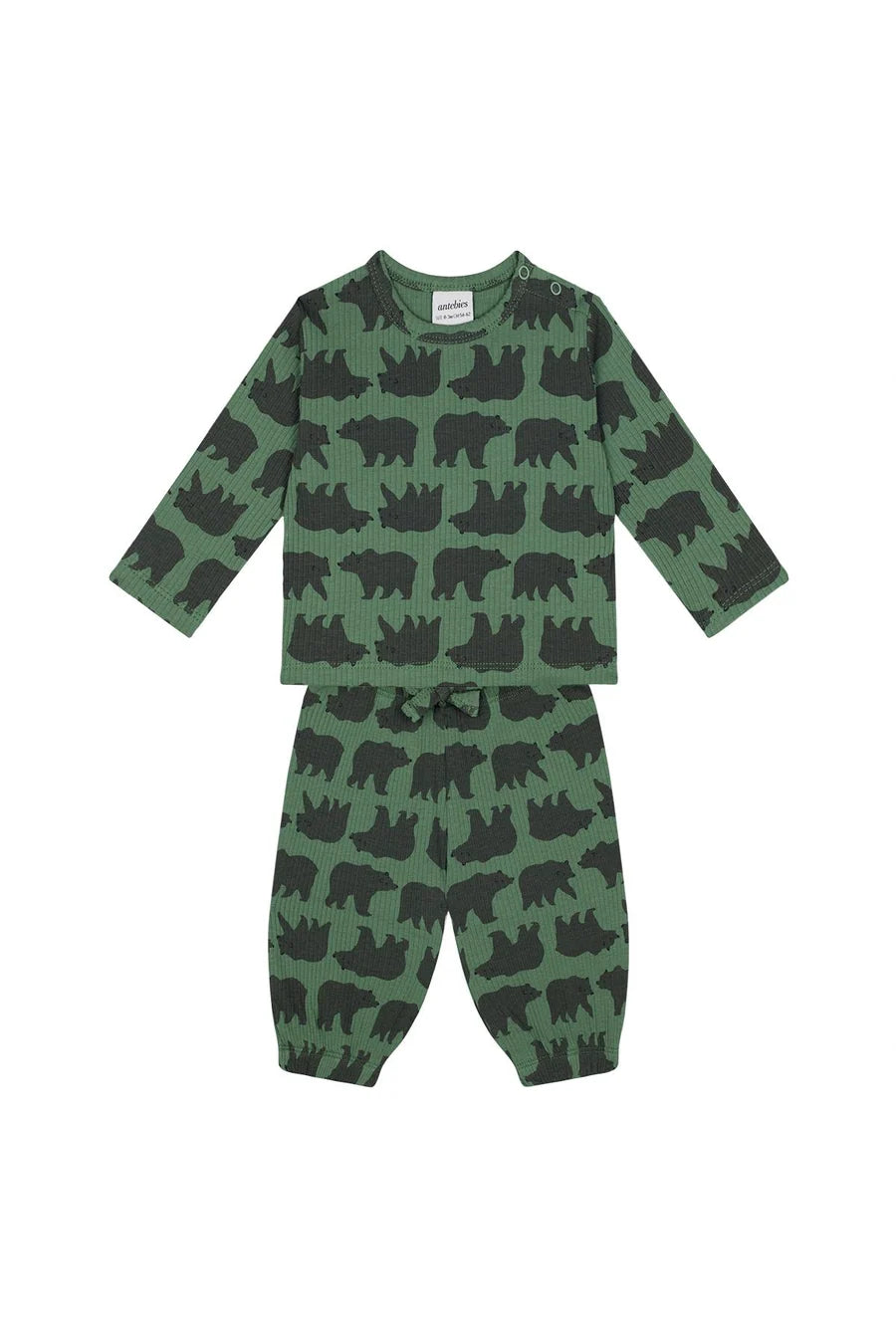 Antebies Bebek Uzun Kollu Tshirt Pantolon Set Orman Ayıları