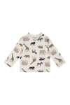 Antebies Bebek Uzun Kollu Tshirt Pantolon Set Safari Macerası