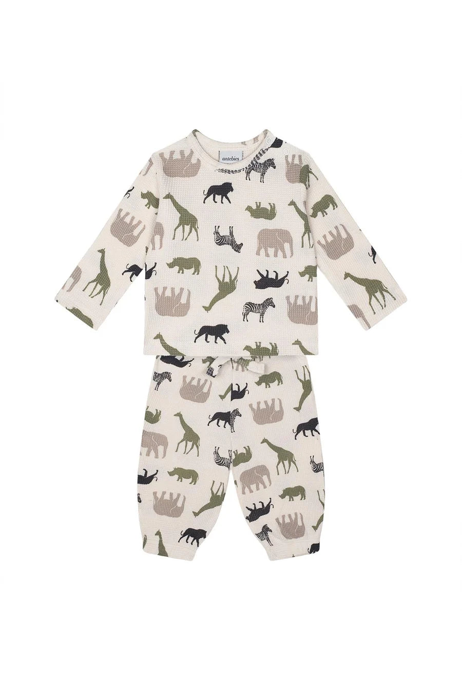 Antebies Bebek Uzun Kollu Tshirt Pantolon Set Safari Macerası