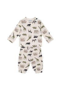 Antebies Bebek Uzun Kollu Tshirt Pantolon Set Safari Macerası