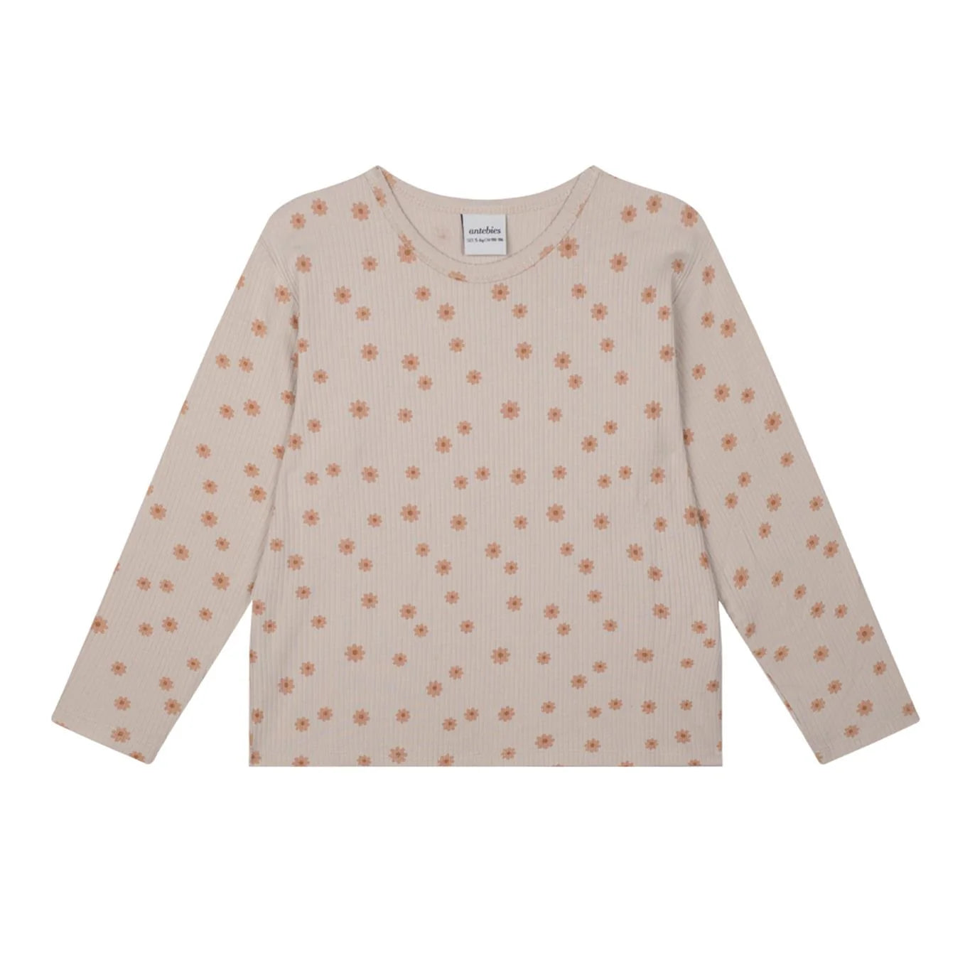 Antebies Kır Çiçekleri Uzun Kollu Pijama Takımı Bej