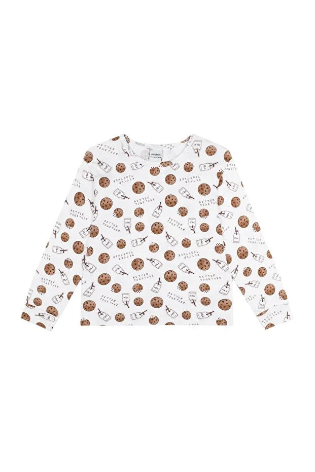 Antebies Kurabiye Canavarı Uzun Kollu Pijama Takımı