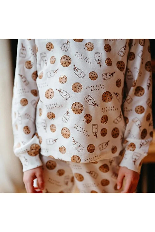 Antebies Kurabiye Canavarı Uzun Kollu Pijama Takımı