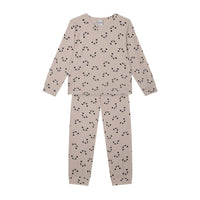 Antebies Panda Uzun Kollu Pijama Takımı Bej