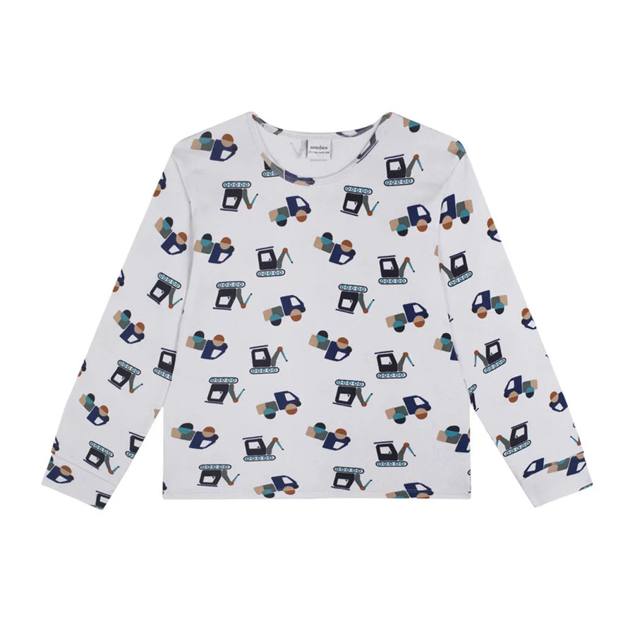 Antebies Uzun Kollu Pijama Takımı İnşaat Ekibi