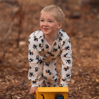 Antebies Uzun Kollu Pijama Takımı İnşaat Ekibi