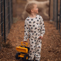 Antebies Uzun Kollu Pijama Takımı İnşaat Ekibi