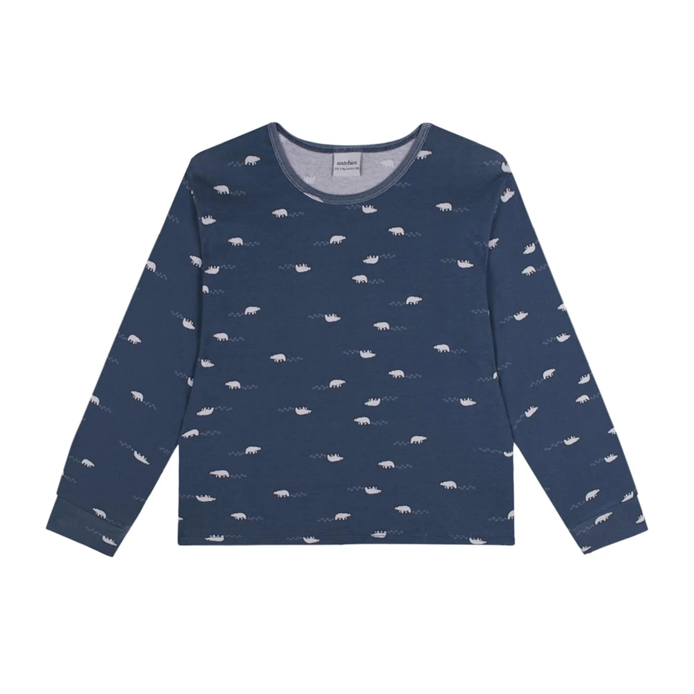 Antebies Uzun Kollu Pijama Takımı Kutup Ayısı