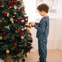 Antebies Uzun Kollu Pijama Takımı Kutup Ayısı