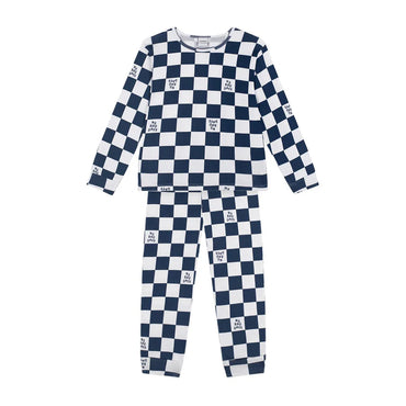 Antebies Uzun Kollu Pijama Takımı Lacivert No Bad Days