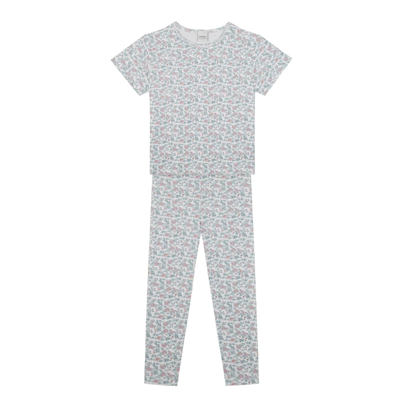 Antebies Kısa Kollu Pijama Kır Çiçekleri