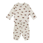 Antebies Bebek Uzun Kollu Tshirt Pantolon Set Rakun