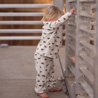 Antebies Bebek Uzun Kollu Tshirt Pantolon Set Rakun