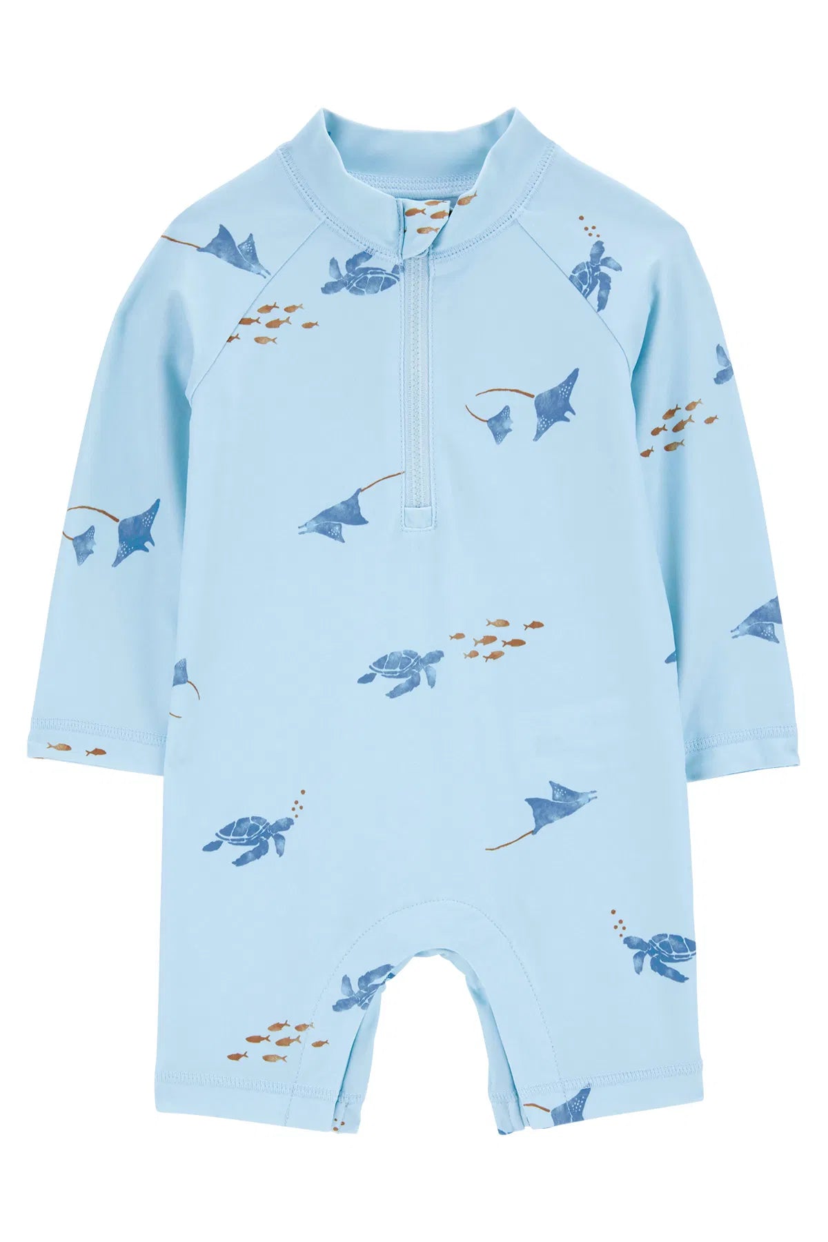 Carter's Erkek Bebek Güneş Koruyucu Mayo Tulum Mavi