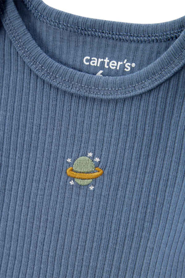 Carter's Erkek Bebek Mavi 3Lü Set  Gezegen