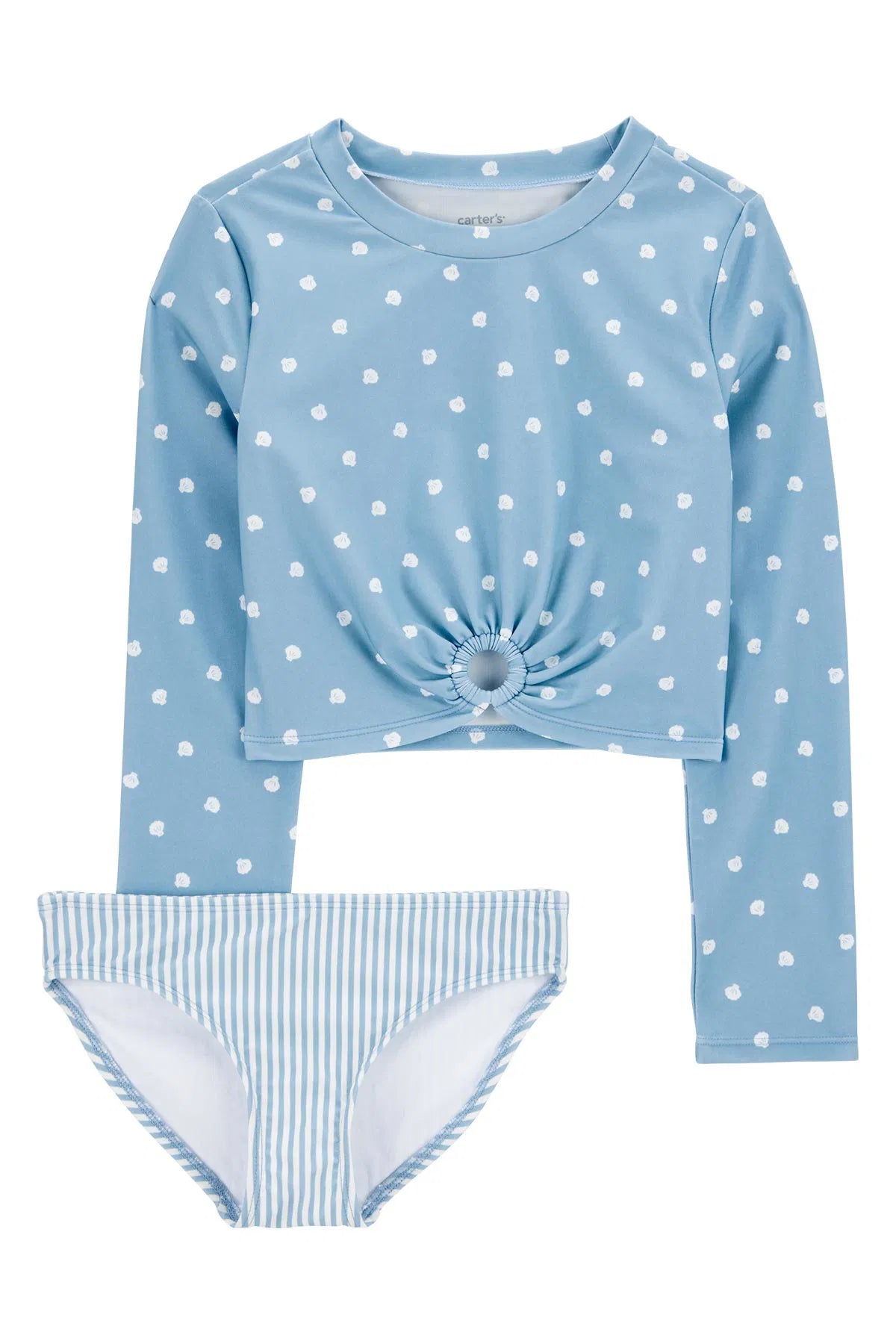 Carter's Kız Çocuk Güneş Koruyucu Mayo Set Mavi