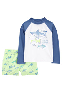 Carter's Küçük Erkek Çocuk Güneş Koruyucu Mayo Set