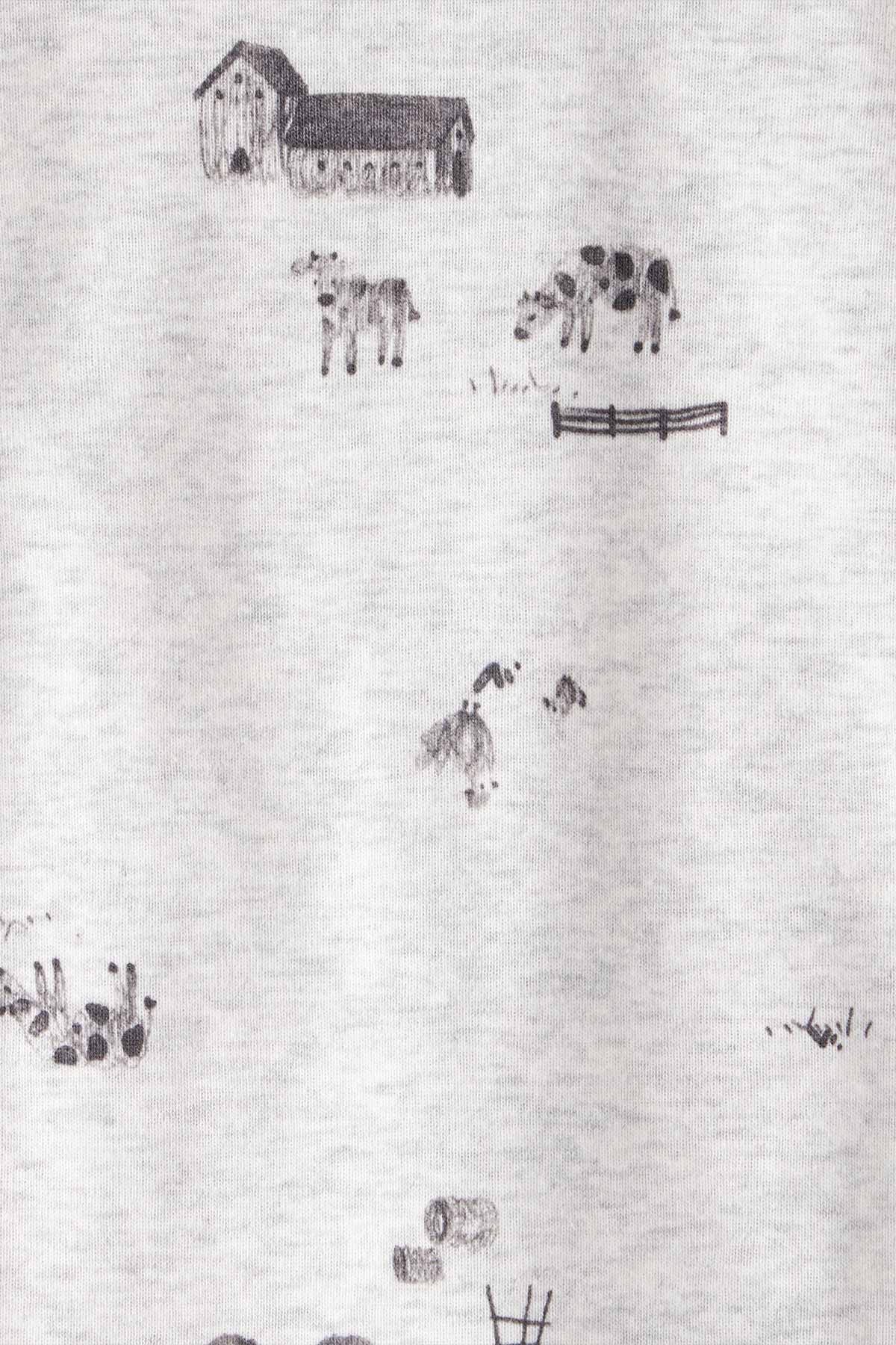 Carter's Erkek Bebek Desenli Çoklu Paket Body Antrasit