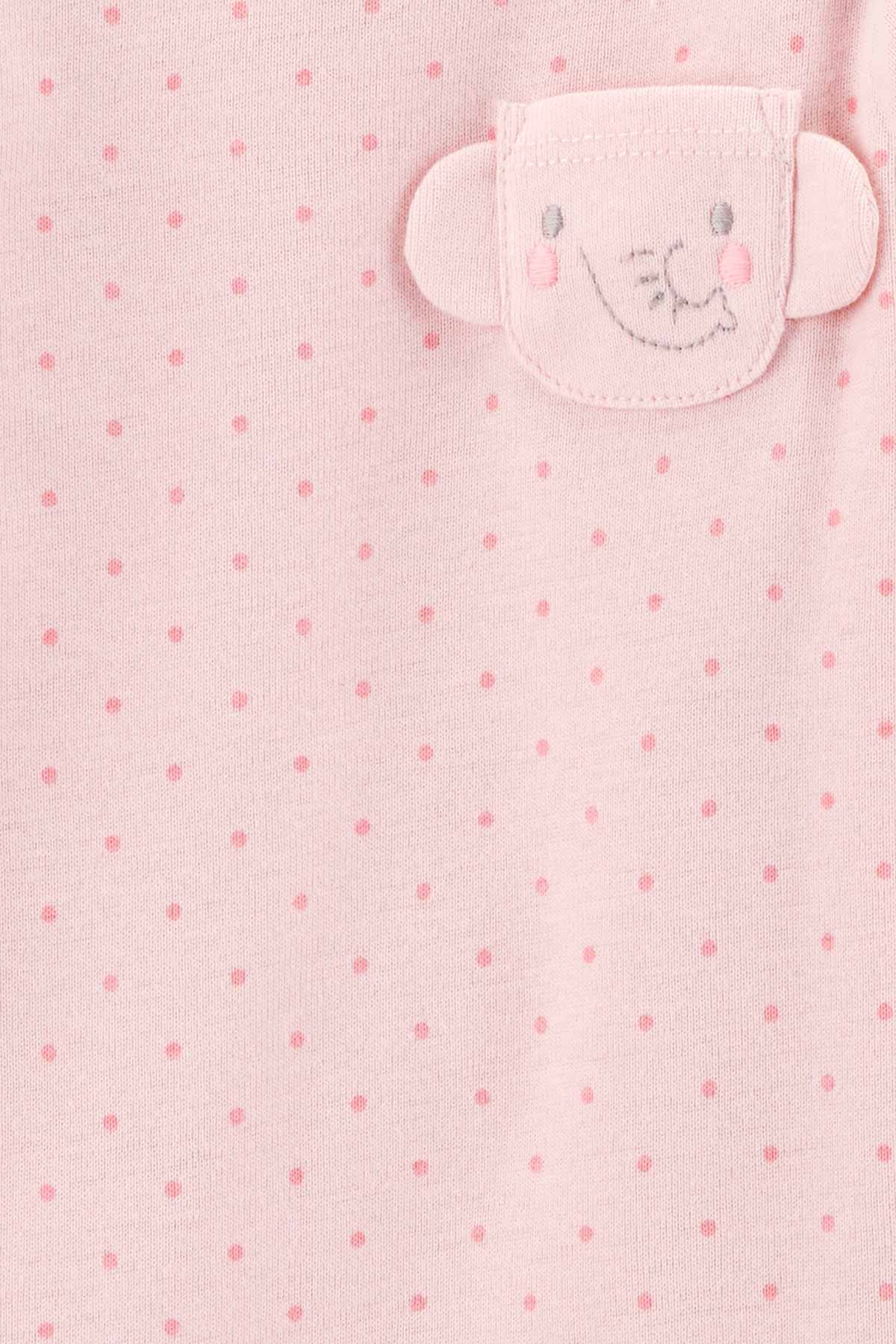 Carter's Kız Bebek Uzun Kollu 4lü Body Renkli