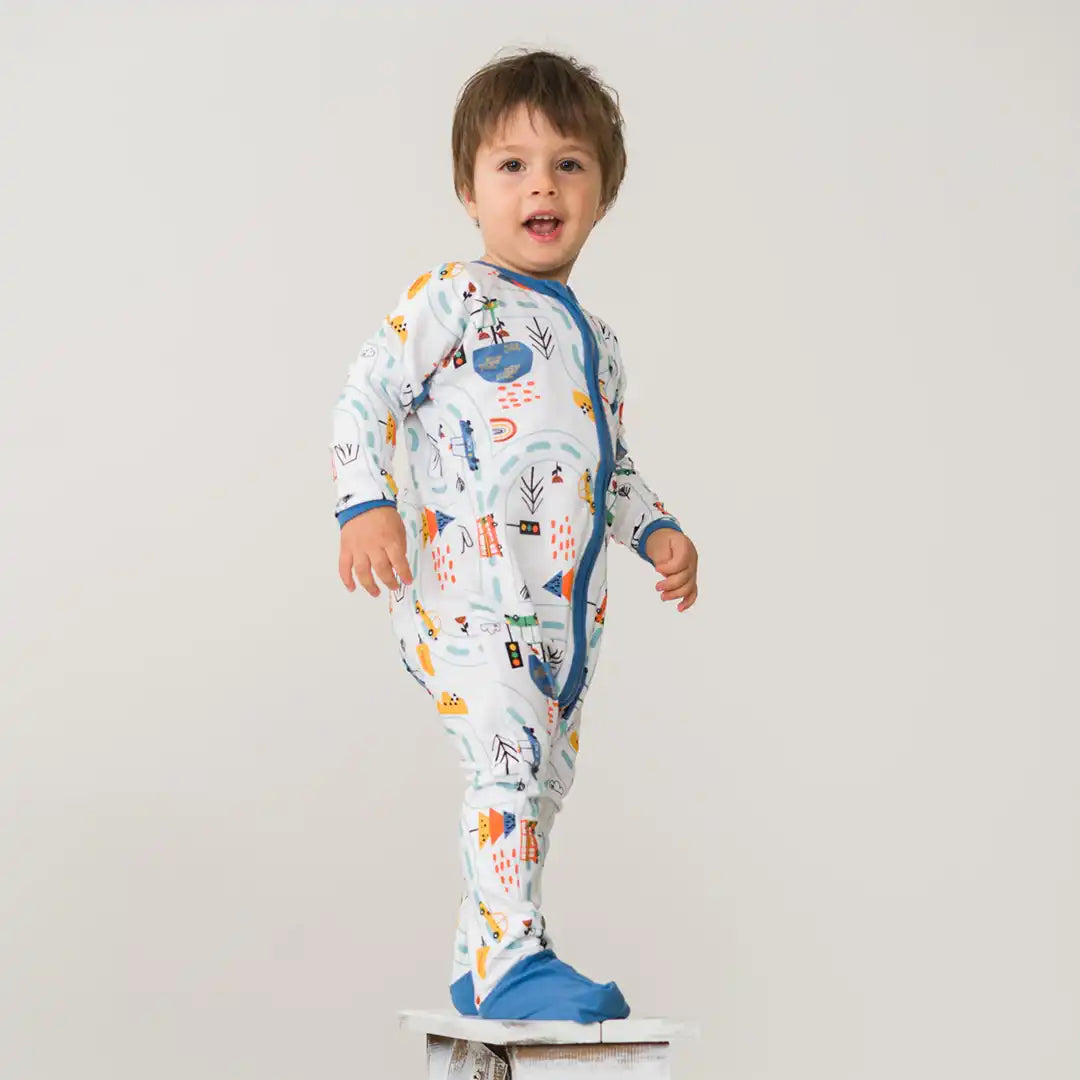 KidZee 1.0 TOG CityZee Zee-Suit Patikli Uyku Tulumu