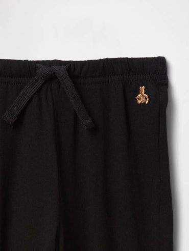 Gap Erkek Bebek  Brannan Bear İşlemeli Pull-On Jogger Eşofman Altı Siyah