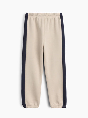Gap Erkek Bebek Eşofman Altı Relaxed Colorblock Pull-On Jogger Bej