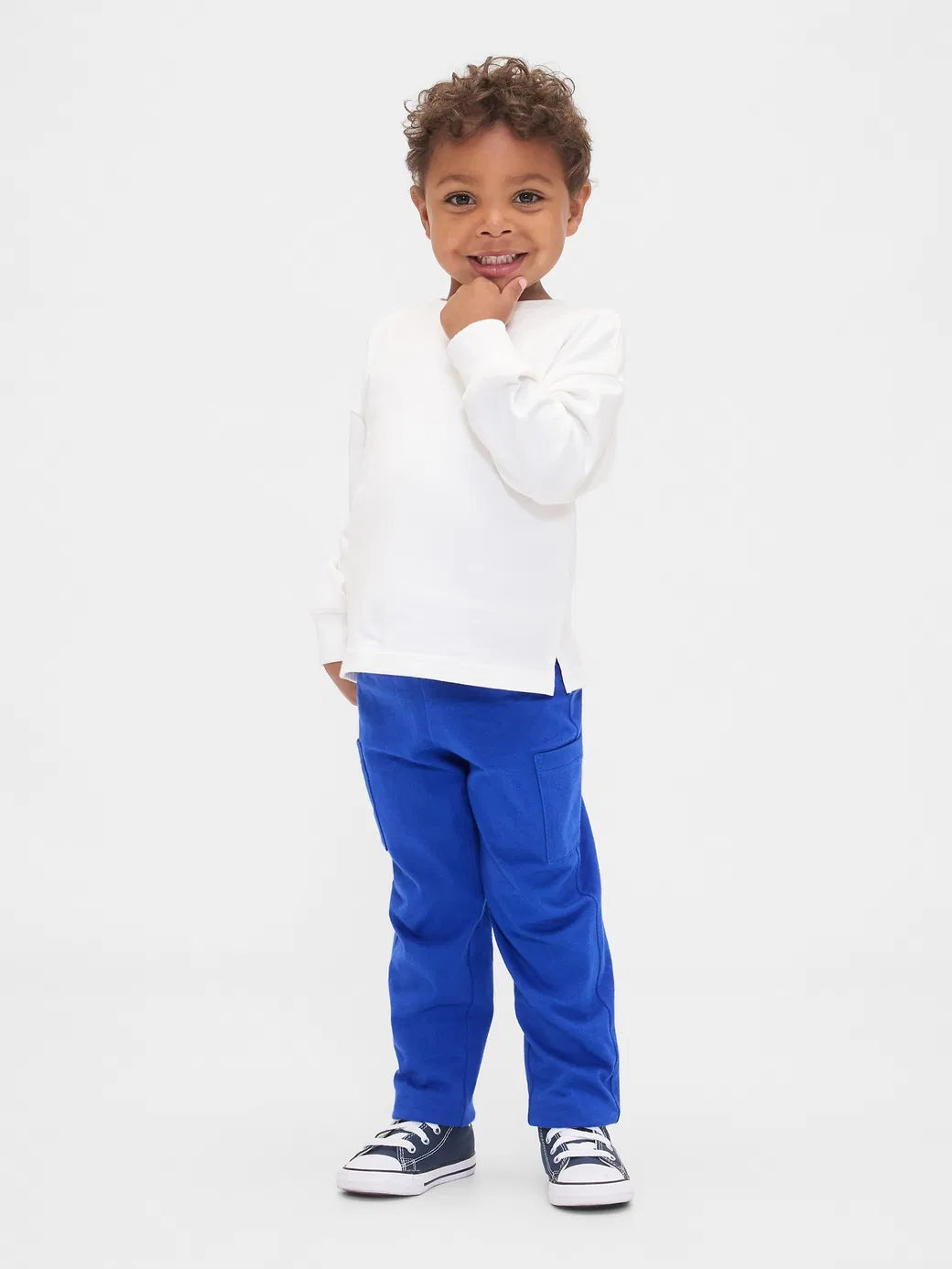 Gap Erkek Bebek Pull-On Kargo Jogger Eşofman Altı Mavi