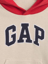 Gap Erkek Bebek Relaxed Colorblock Logo Sweatshirt Bej
