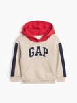 Gap Erkek Bebek Relaxed Colorblock Logo Sweatshirt Bej