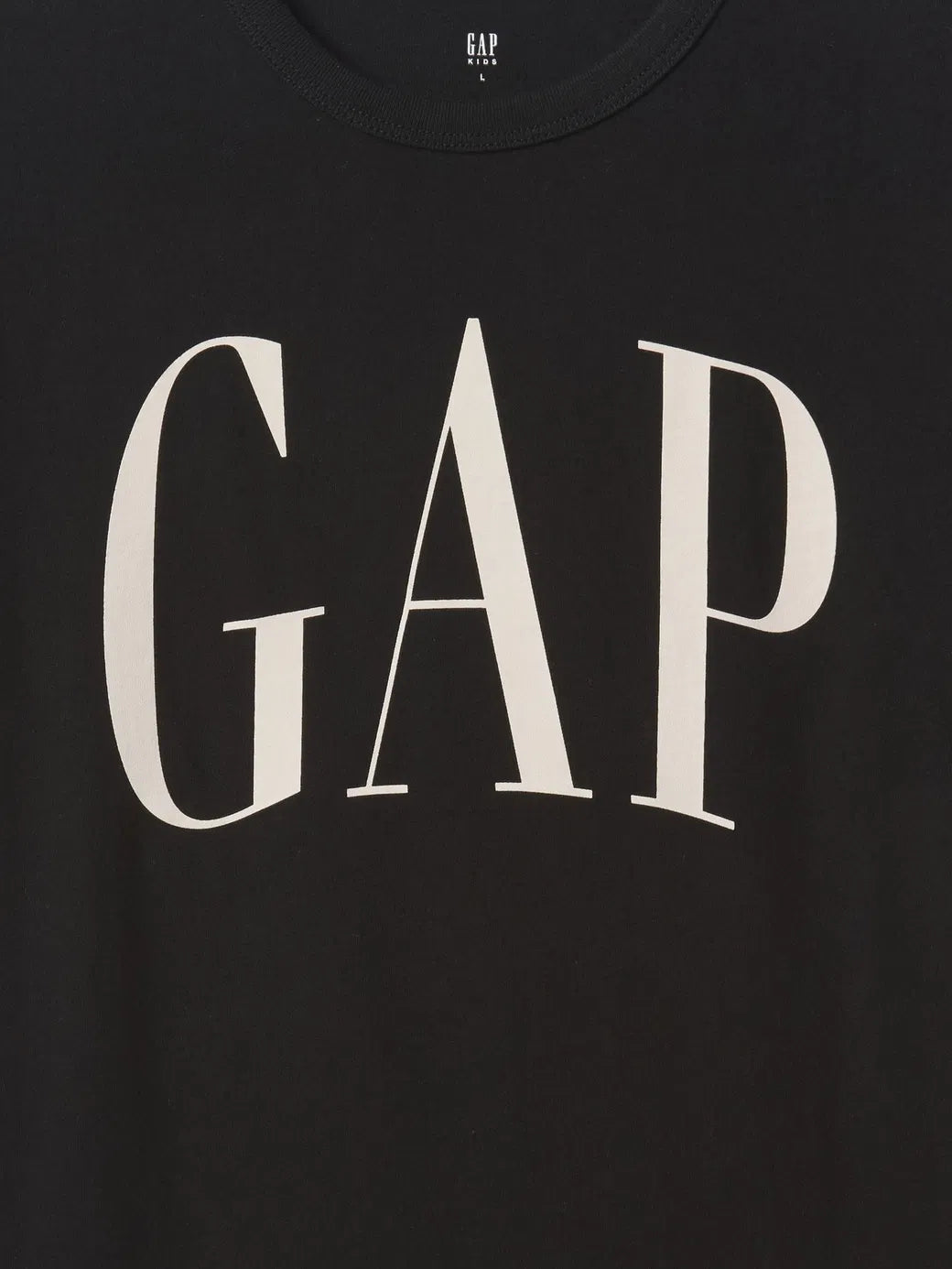 Gap Erkek Çocuk Kısa Kol Logo Tishirt Siyah